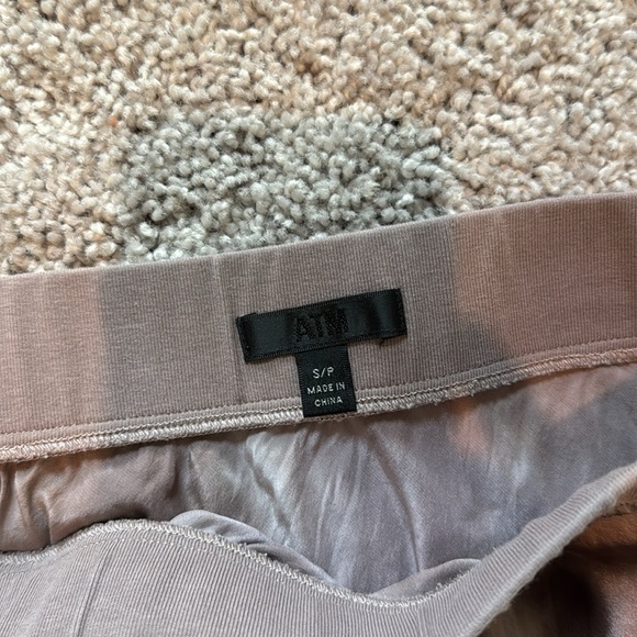 ATM Anthony Thomas Melillo Lavender Mushroom Tie Dye Silk Pull On Skirt - Picture 2 of 4